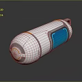 Sci-fi Capsule Space Capsule Hibernation Capsule Freezing Capsule Rest Capsule Rest Capsule 3d model
