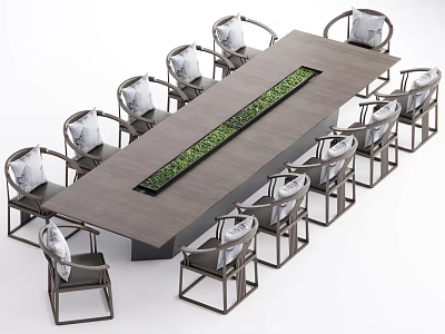 New Chinese Conference Table 3d model