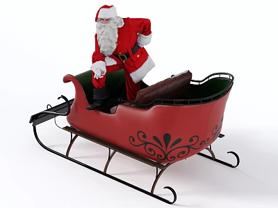 Modern Santa Claus 3d model Modern Santa Claus 3d model