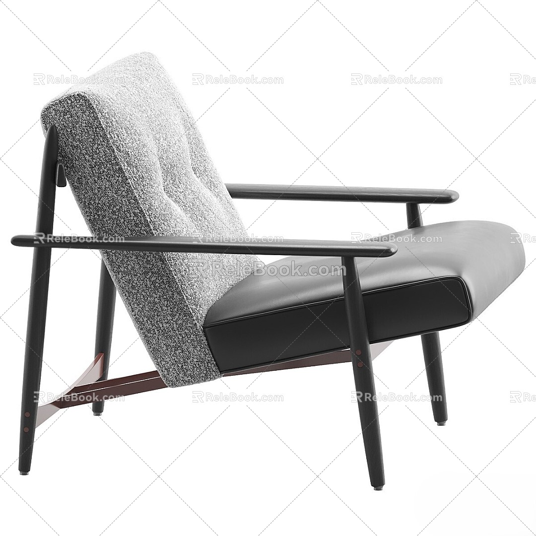 Trio armchair 3d model