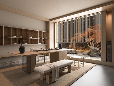 New Chinese Teahouse 3d model