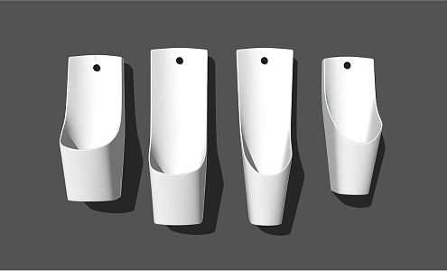 Modern urinal 3d model