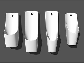 Modern urinal 3d model