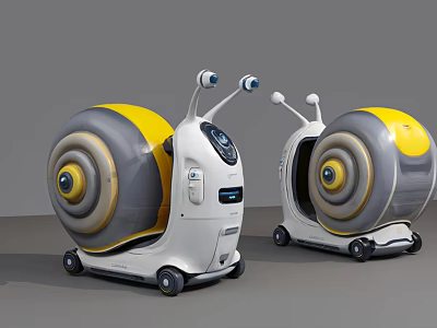 snail robot snail robot intelligent robot animal robot pet robot 3d model