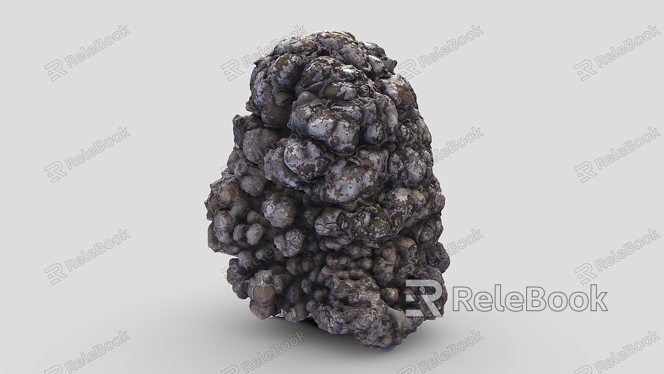 manganese ore rare metal stone stone model