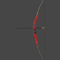 recurve bow 3d model