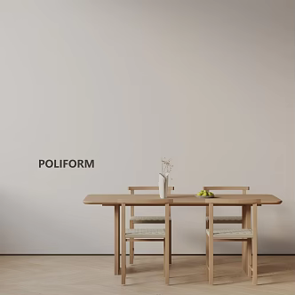 Modern table combination 3d model