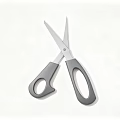 Stainless Steel Multipurpose Scissors With Grey Handle For Household Hardware Tools