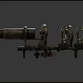 modern radio six-element instrument 3d model