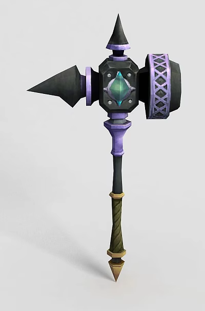 Dragon Valley Weapon Axe Hammer 3d model