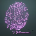 Purple Neon Lighting Combination With Artistic Font Design For Wall Decor