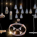 Creative Modern Chandelier Designs With Glass Metal And Unique Pendant Light Styles