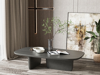 Modern coffee table 3d model