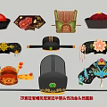 Exquisite Traditional Chinese Opera Court Style Headdress Hair Accessories Silhouette Pendant