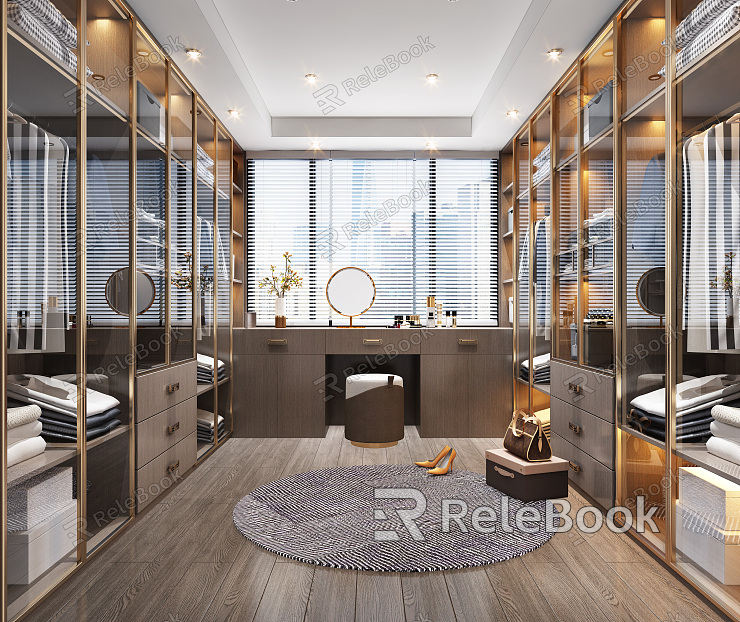 Light Luxury Cloakroom model