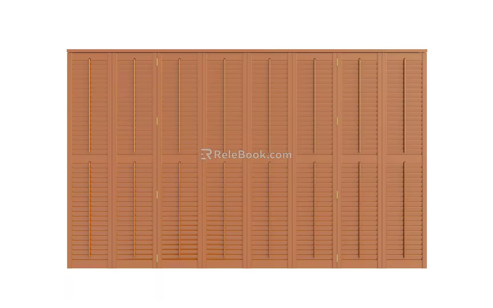 Modern folding partition door 3d model