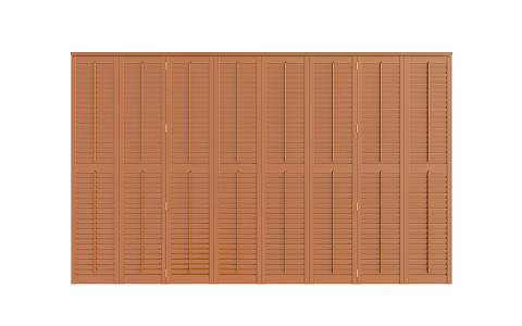 Modern folding partition door 3d model
