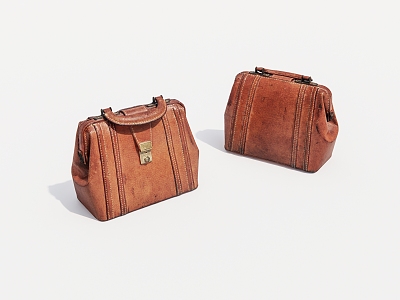 Bags Vintage Leather Bags 3d model