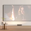 Projector screen 3d model