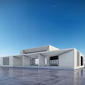 Modern Architecture Office Service Center Reception Center Sales Office 3d model