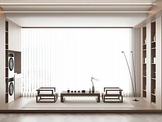 Modern Tea Room 3d model