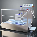 Stainless Steel Platform Equipment With Handrails Control Panel And Foot Pedals