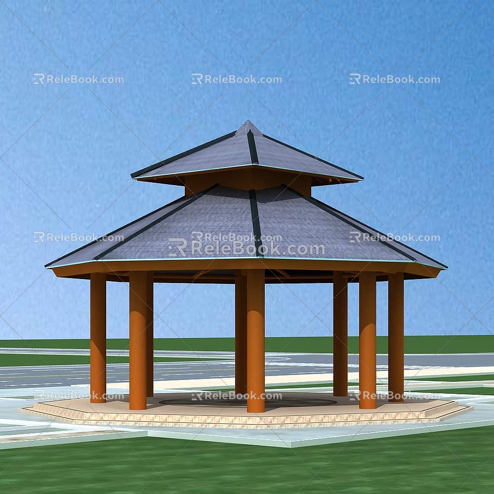 Gazebo 3d model