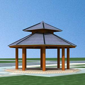 Gazebo 3d model