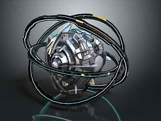 Modern Spacecraft 3d model