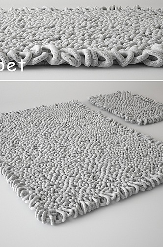 Bathroom Mat Carpet 3d model