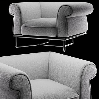 Single Sofa 3d model