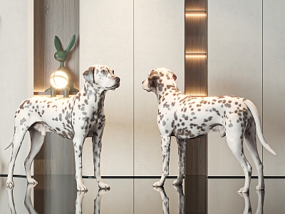 Animal Dalmatians 3d model