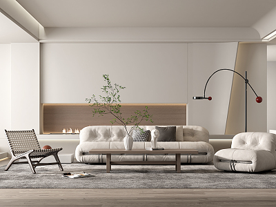 modern living room model