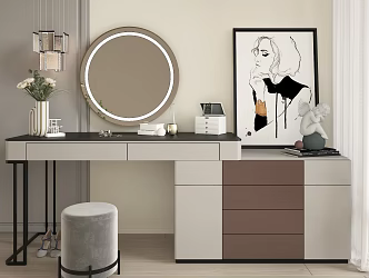 Modern Dresser 3d model
