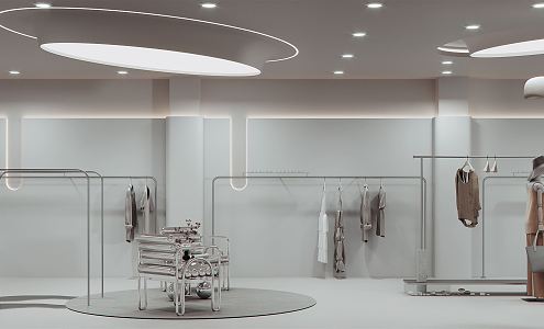 Women's clothing store 3d model