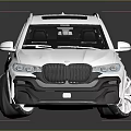White BMW SUV With Panoramic Sunroof Modern Design And Silver Wheels
