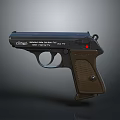Taser Model X26P 4.5V Police Handgun With Black Body Brown Grip