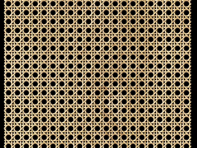 Intricate Woven Texture Pattern With Circular Holes And Interlaced Lines For Decorative Design 3d model