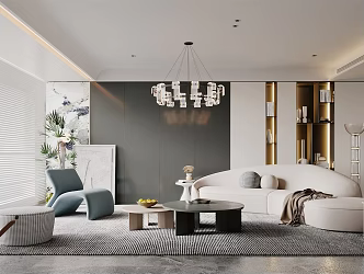 The Silent Living Room 3d model