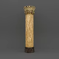European Style Hall Decorative Column Light Luxury Decorative Column Modeling Villa Decorative Column Roman Column 3d model