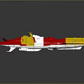 Modern Spaceship Spacecraft 3d model