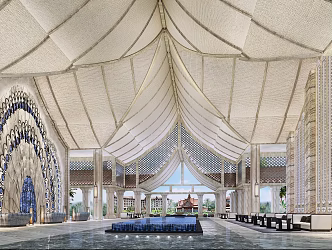 Southeast Asia Hall Lobby 3d model