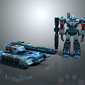 Modern Transformers Gauda Warrior Gauda Mecha Warrior 3d model