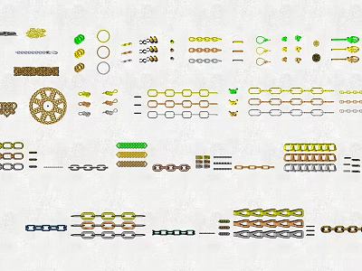 Modern Chain Chain 3d model
