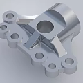 Precision Machined Industrial Equipment Metal Component With Multiple Holes And Structural Design