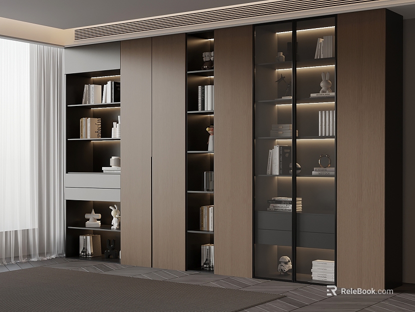 Italian Bookcase texture