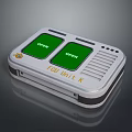 FGU UNIT K Control Panel With Green Open Down Buttons And Functional Design 3d model