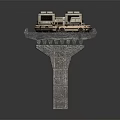 Extended Bridge Structure With Various Vehicles Including Cars Trucks And Buses