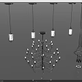 Stylish Modern Chandeliers With Different Designs Multiple Bulbs And Sleek Structures For Home Lighting