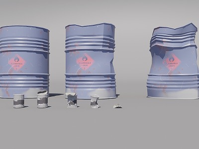 Oil Drum Jar model